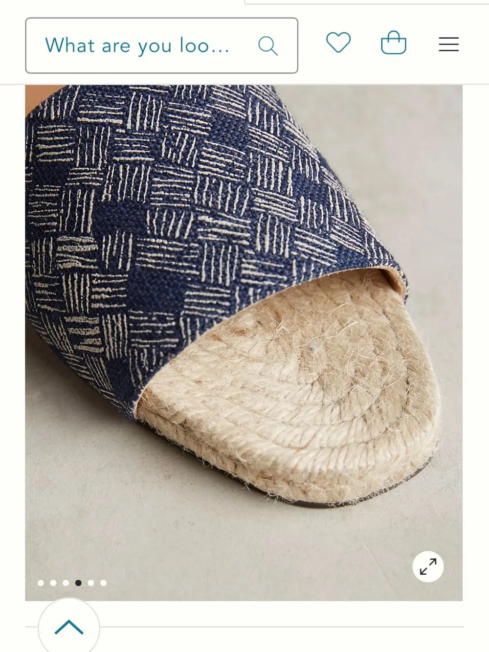 Castaner Navy Espadrille Sandals with Natural Jute Sole